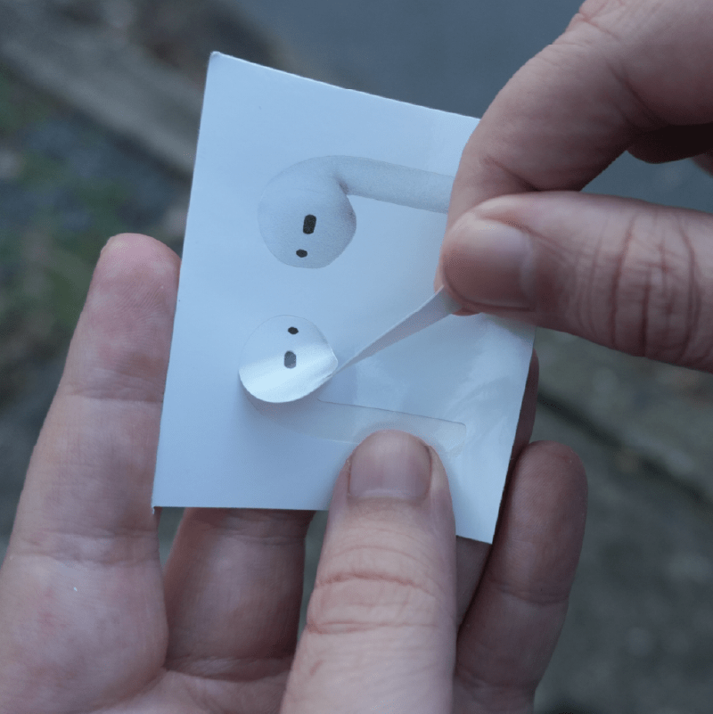 Air Pod / Earphones - Sticker Prank (3 Pack)