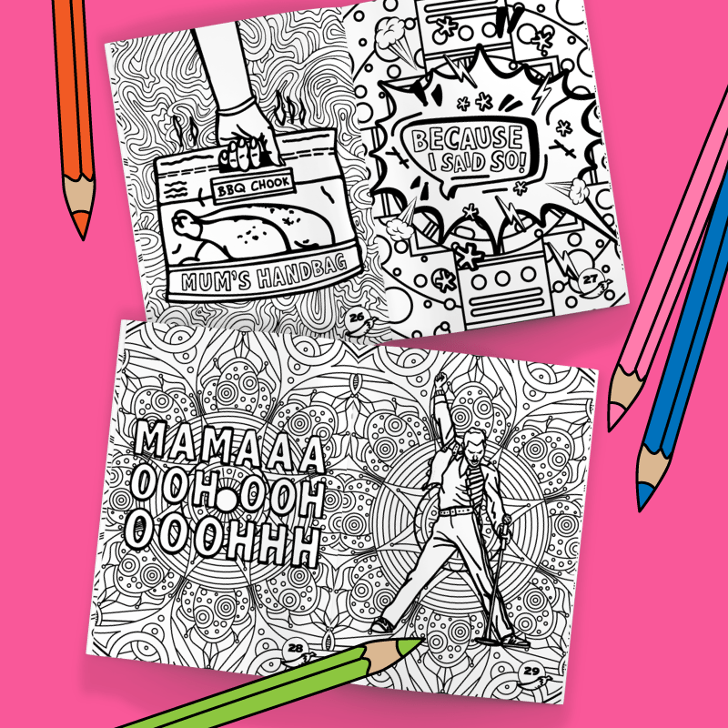 Aussie Mums 👩🖍️ - Adult Colouring Book