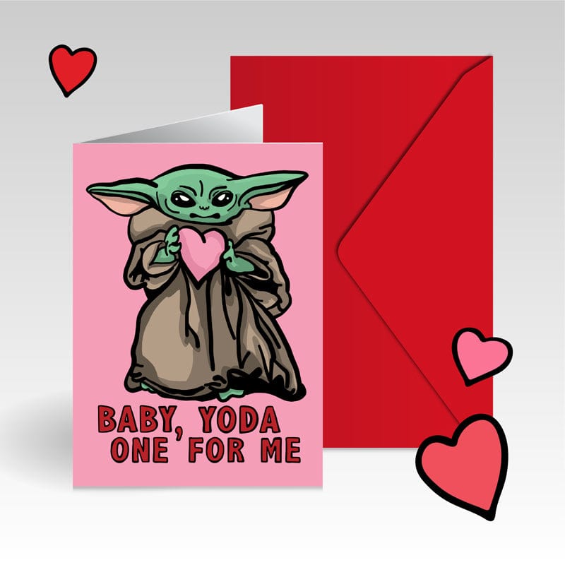 Baby Yoda Love 👽❤️ - V-Day Card