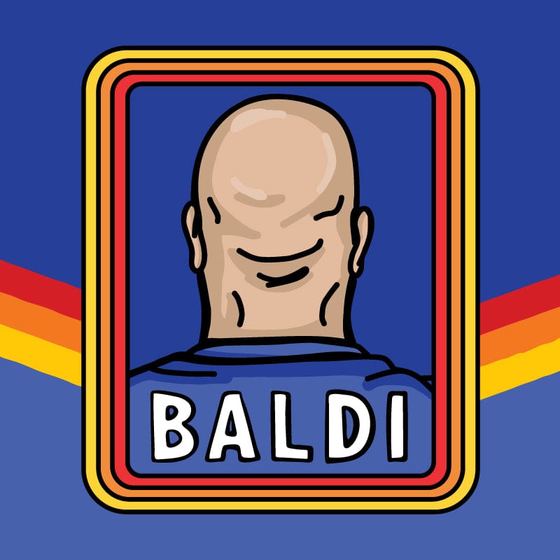 Baldi 👨🏻🦲✂️ - Mouse Pad