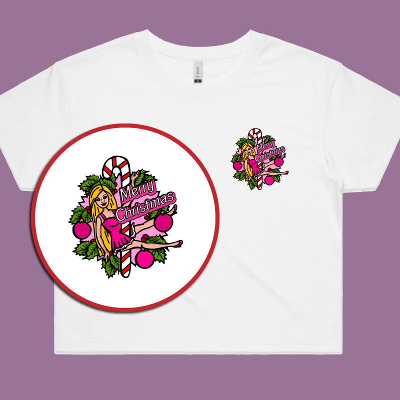 Barbee Christmas 👠🎄 - Women's Crop Top