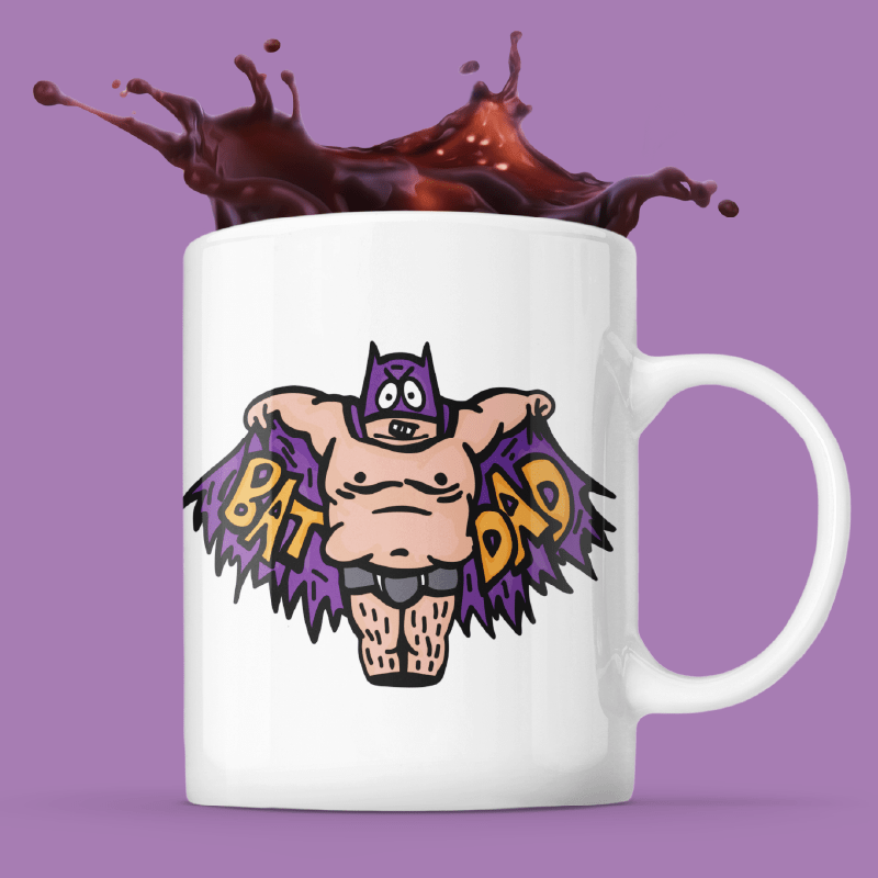 Bat Dad 🦹🏻♂️⚾️ - Coffee Mug