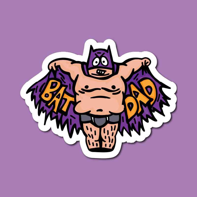 Bat Dad 🦹🏻♂️⚾️ - Sticker