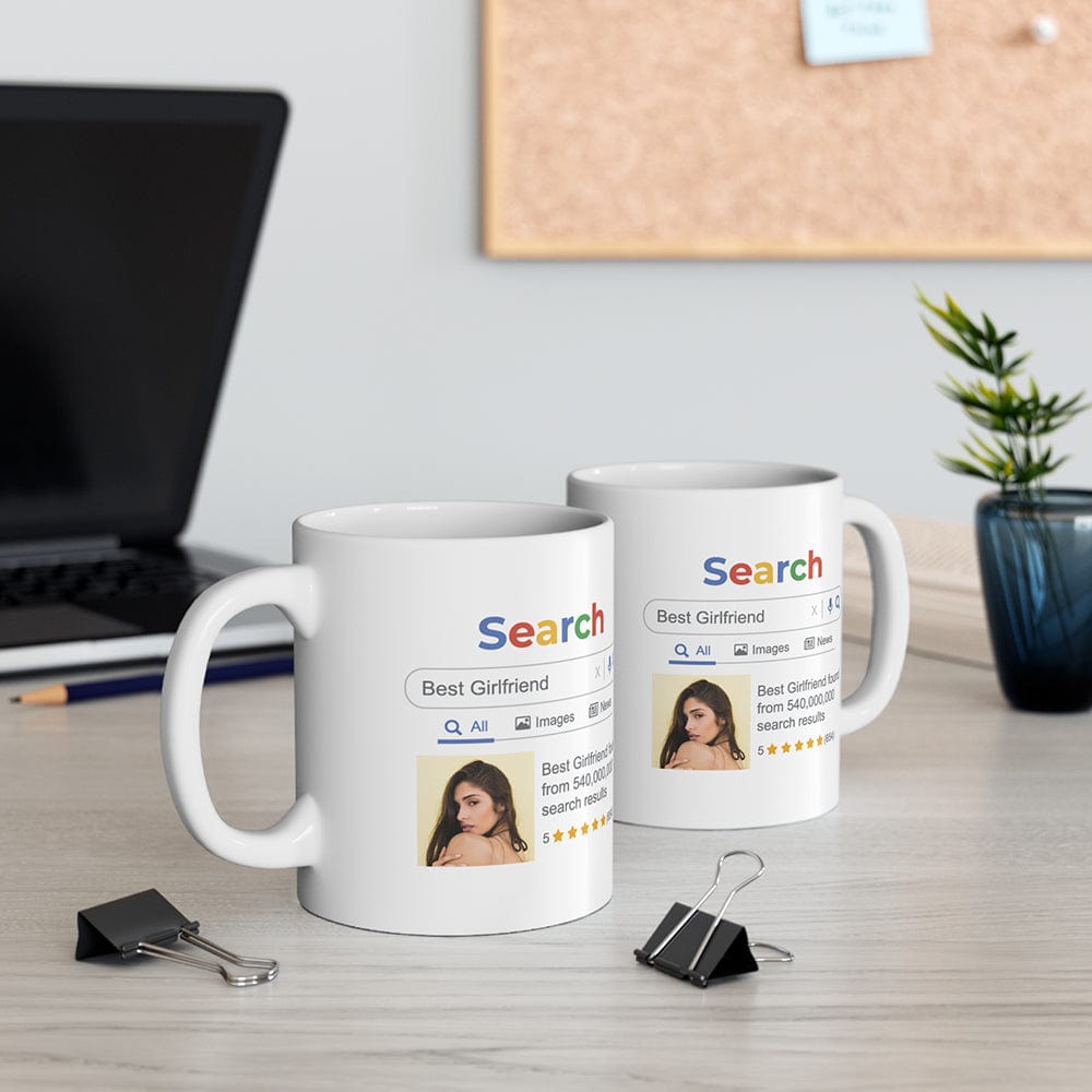 Best Girlfriend Search Result 😇 - Personalised Coffee Mug