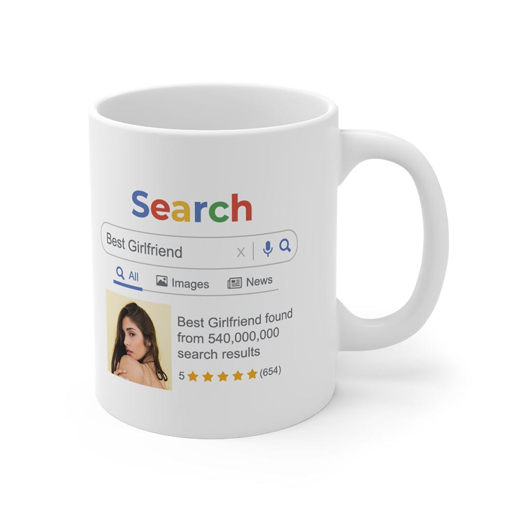 Best Girlfriend Search Result 😇 - Personalised Coffee Mug