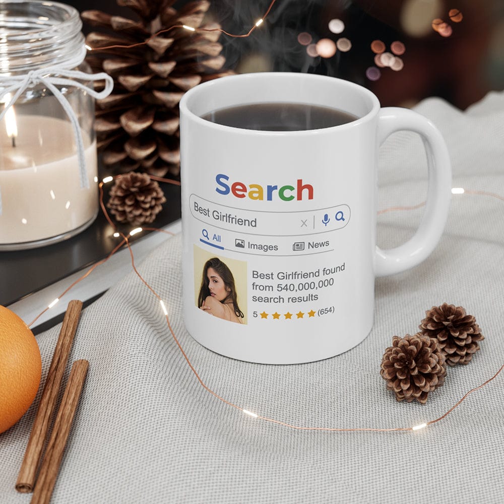 Best Girlfriend Search Result 😇 - Personalised Coffee Mug