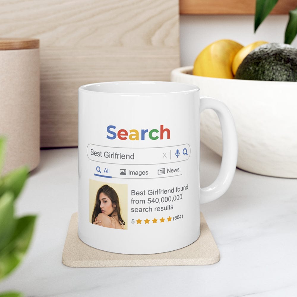 Best Girlfriend Search Result 😇 - Personalised Coffee Mug