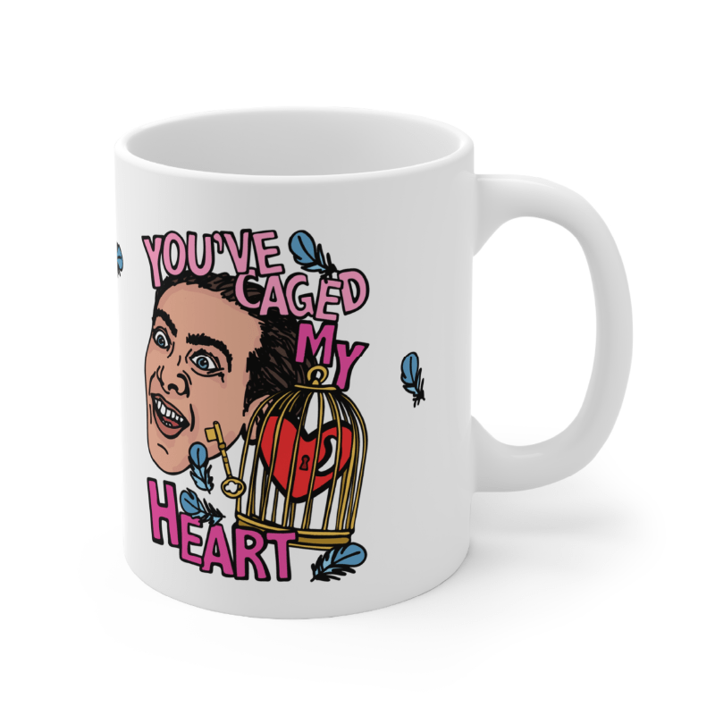 Caged My Heart 🚨❣️ – Coffee Mug