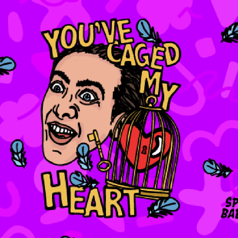 Caged My Heart 🚨❣️ – Stubby Holder