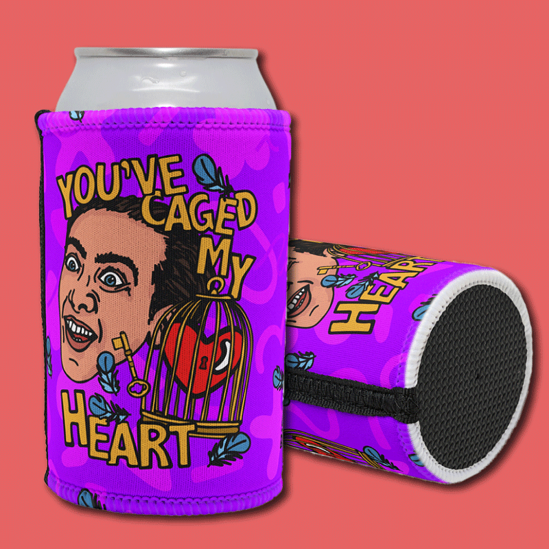 Caged My Heart ๐จโฃ๏ธ โ Stubby Holder