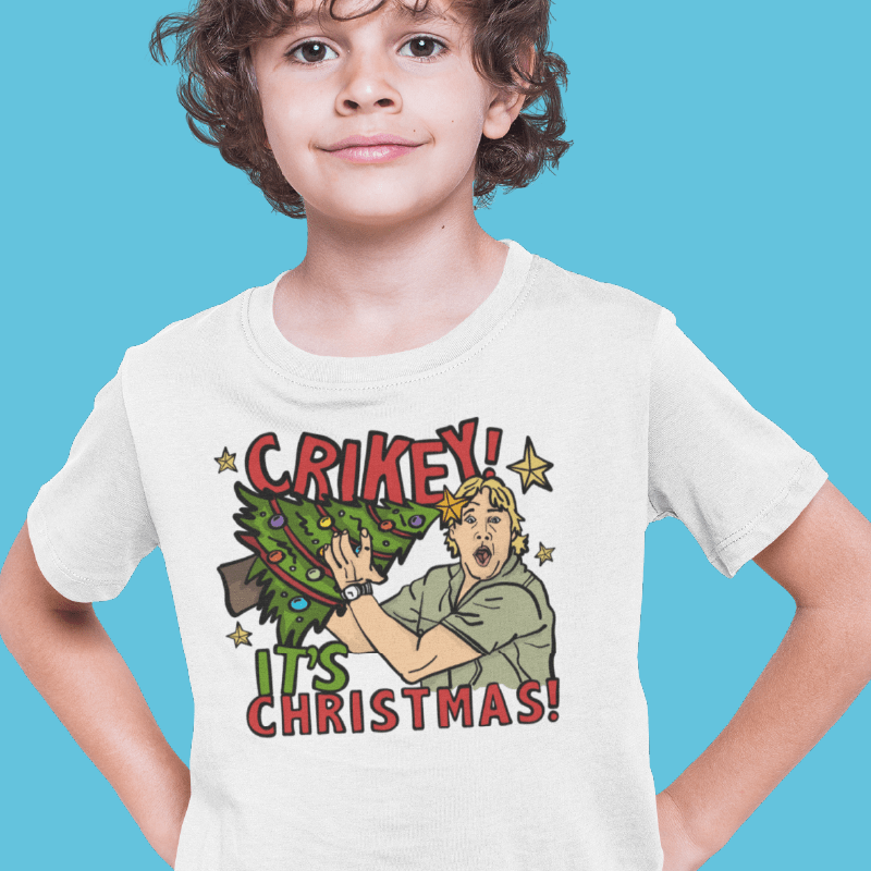 Crikey Itโs Christmas ๐๐- Youth T Shirt