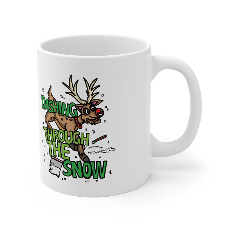 Dashing Through The Snow ❄️🦌 - Coffee Mug