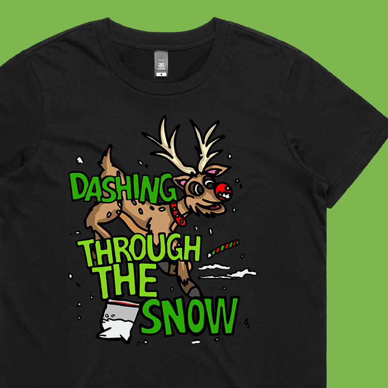 Dashing Through The Snow ❄️🦌 - Women's T Shirt