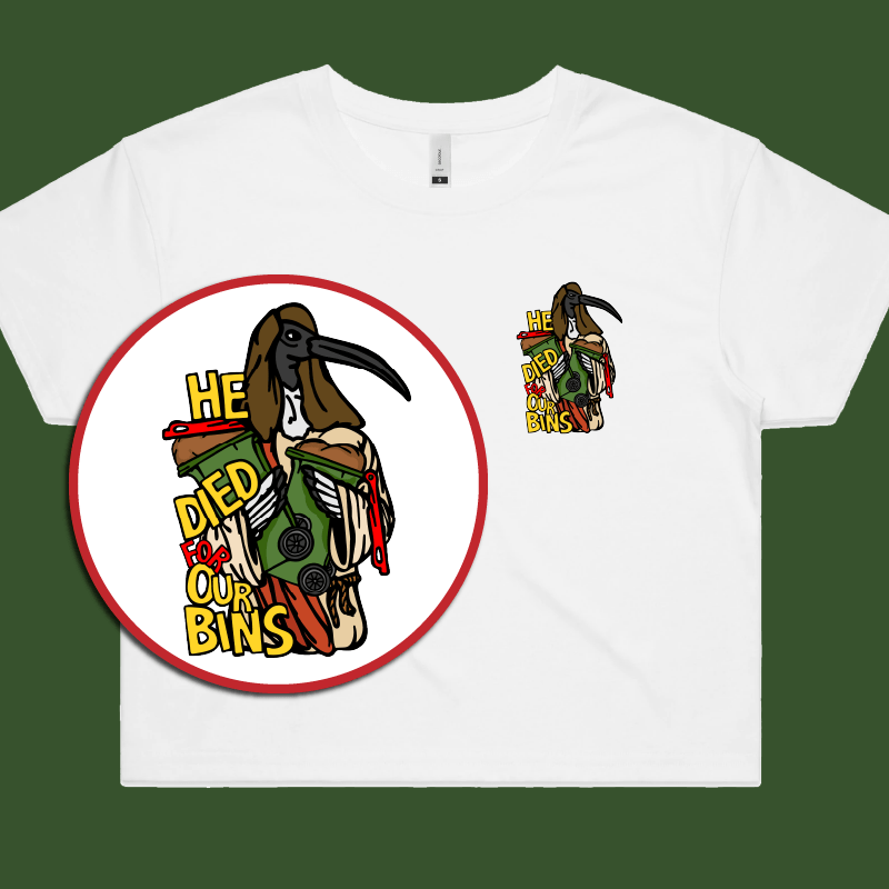 Died For Our Bins ๐๏ธ๐ - Women's Crop Top