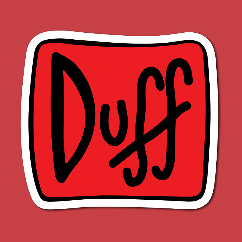 Duff 👨🦲🍻 - Sticker