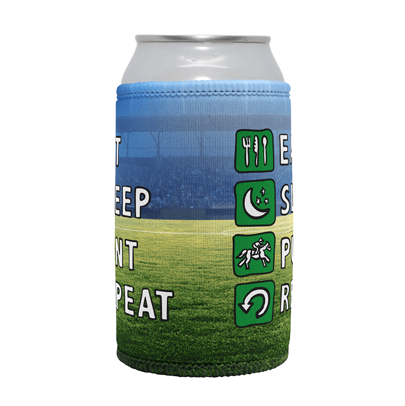 Eat Sleep Punt Repeat 🏇 - Stubby Holder