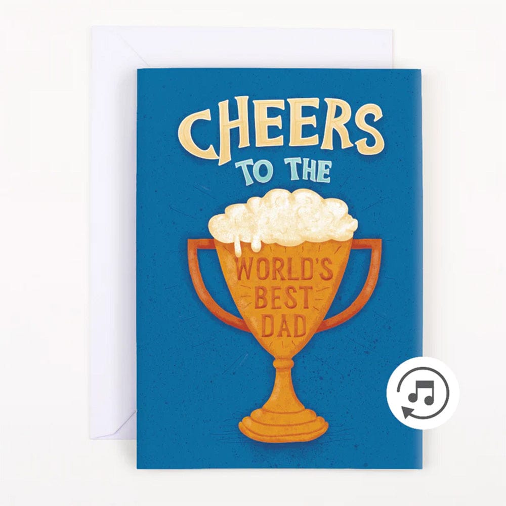 Endless 99 Bottles Father's Day Card 👨👦🔊 - Joker Greeting Prank Card (Glitter + Sound)
