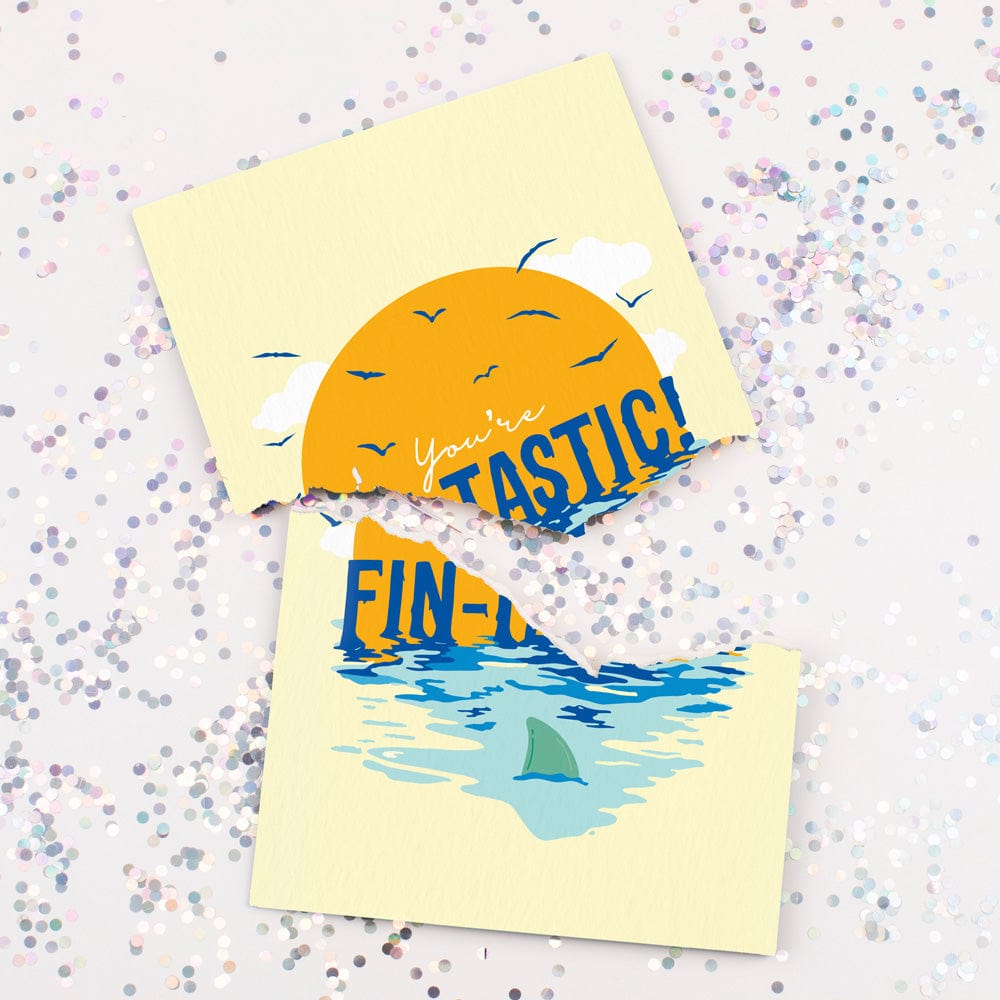 Endless Baby Shark ๐ฆ๐ - Joker Greeting Prank Card (Glitter + Sound)