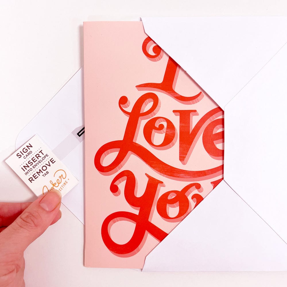 Endless I Love You đ±â€ïžđ - Joker Greeting Prank Card (Pull Surprise Glitter + Stickers + Sound)