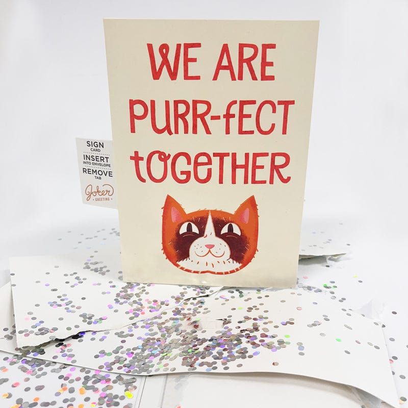 Endless Meowy Valentines đ±â€ïžđ - Joker Greeting Prank Card (Glitter + Sound)