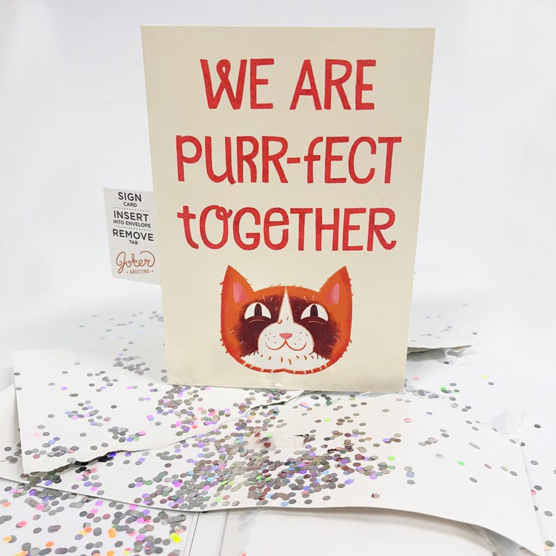 Endless Meowy Valentines 🐱❤️🔊 - Joker Greeting Prank Card (Glitter + Sound)