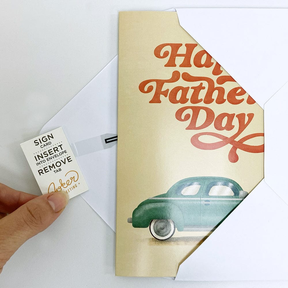 Endless Never Gonna Give You Up Father's Day Card ๐จโ๐ฆ๐ - Joker Greeting Prank Card (Glitter + Sound)