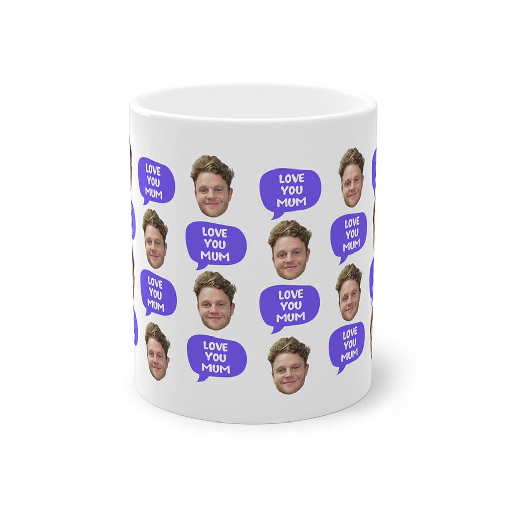 Face Love you mum - Personalised Coffee Mug