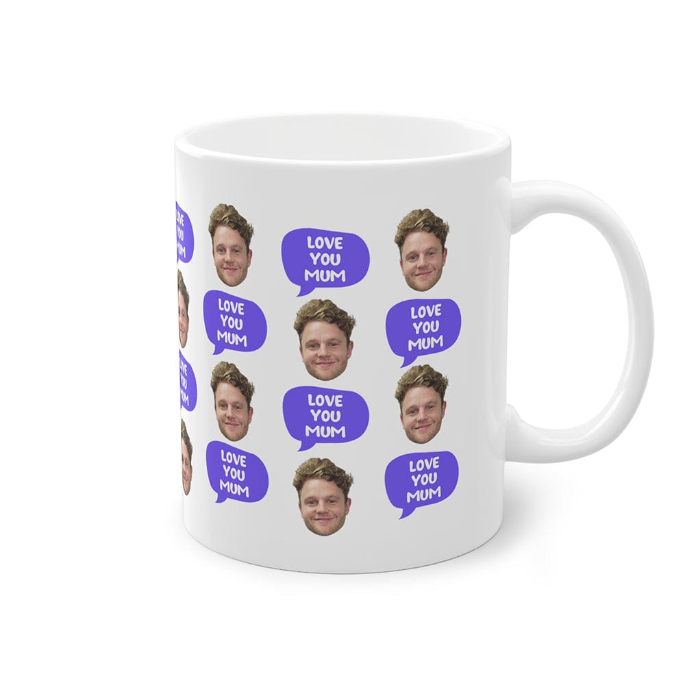 Face Love you mum - Personalised Coffee Mug