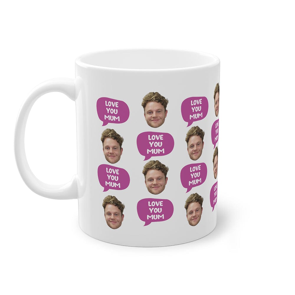 Face Love you mum - Personalised Coffee Mug