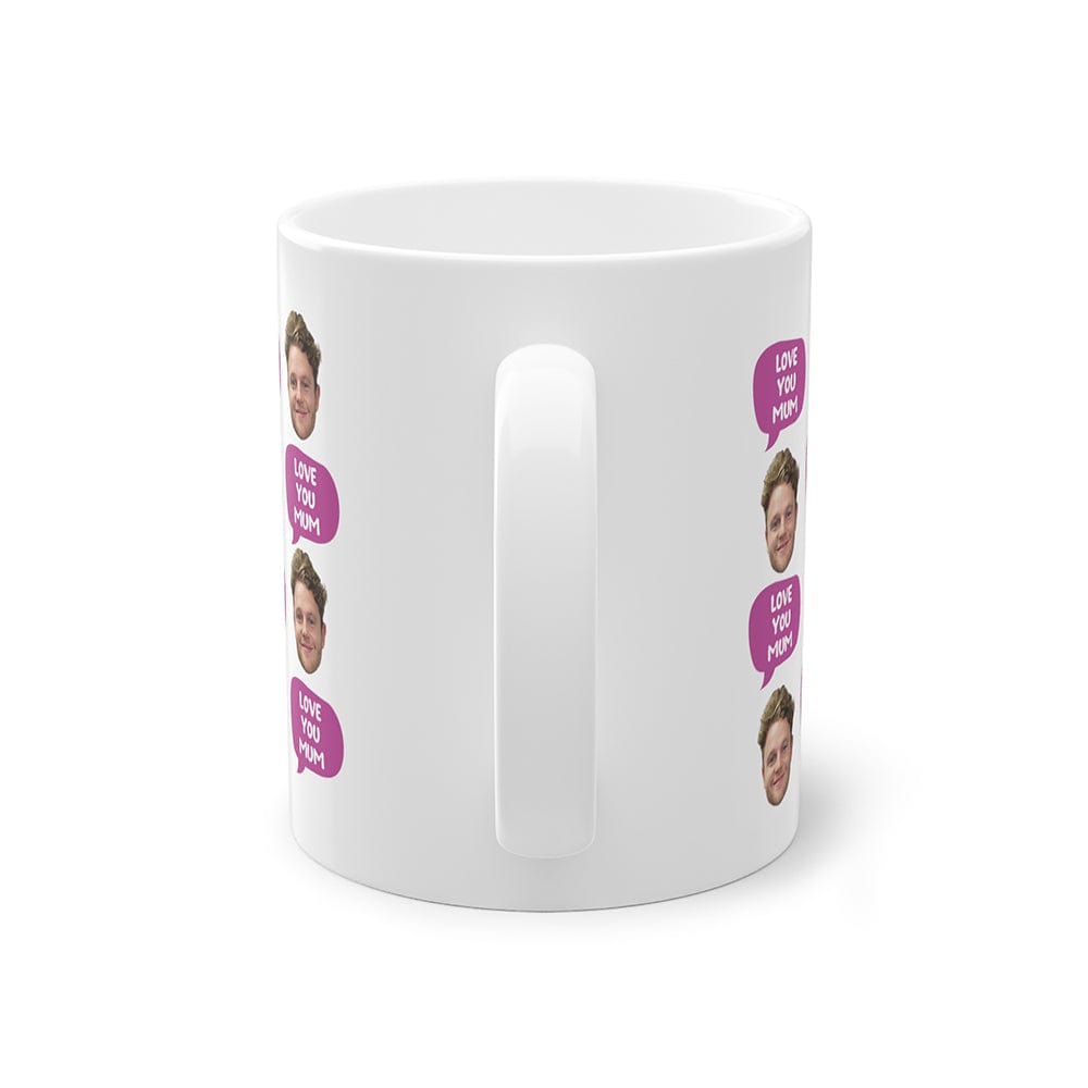 Face Love you mum - Personalised Coffee Mug