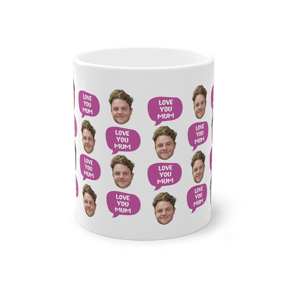Face Love you mum - Personalised Coffee Mug