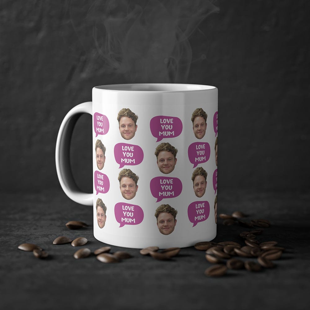 Face Love you mum - Personalised Coffee Mug