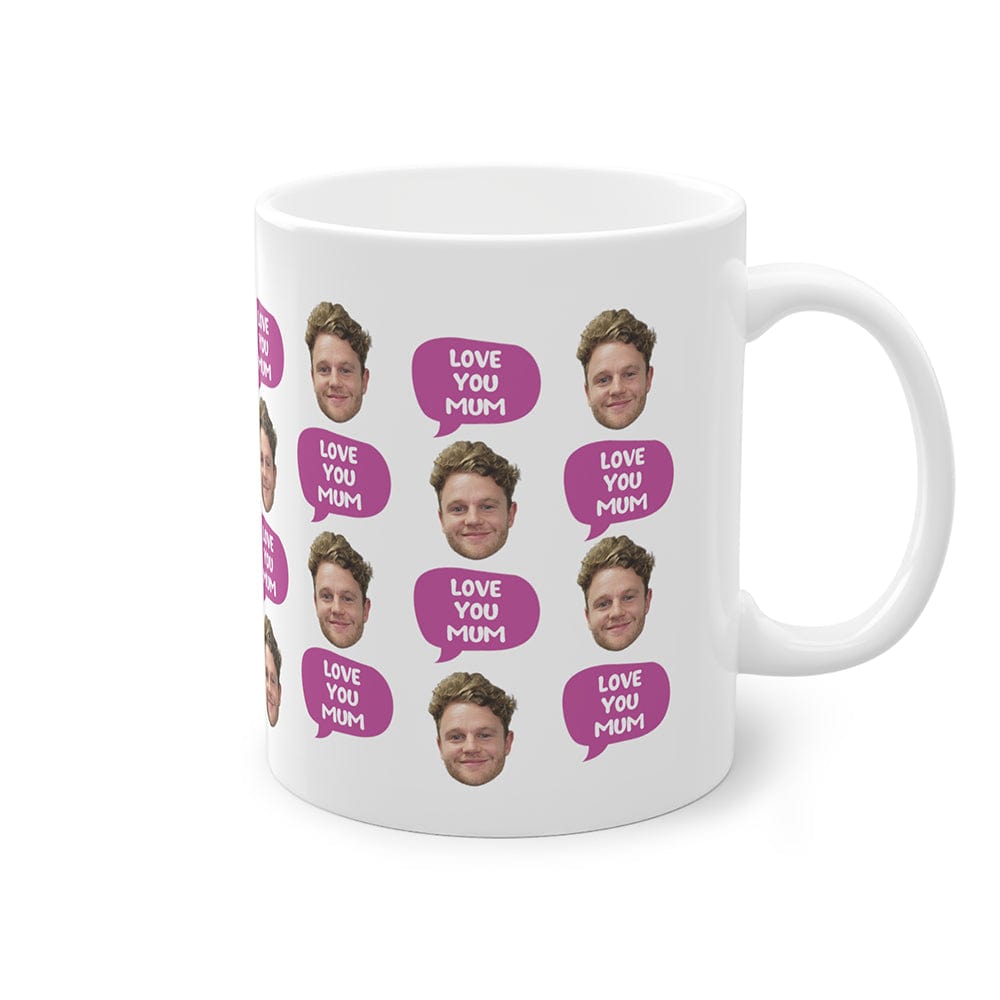 Face Love you mum - Personalised Coffee Mug