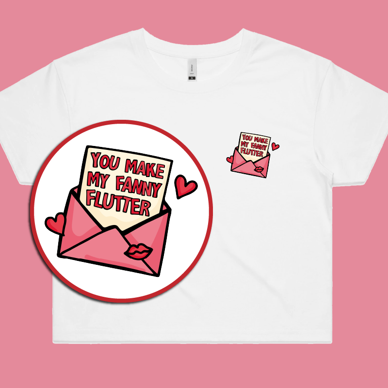 Fanny Flutter ๐ฆ โ Women's Crop Top