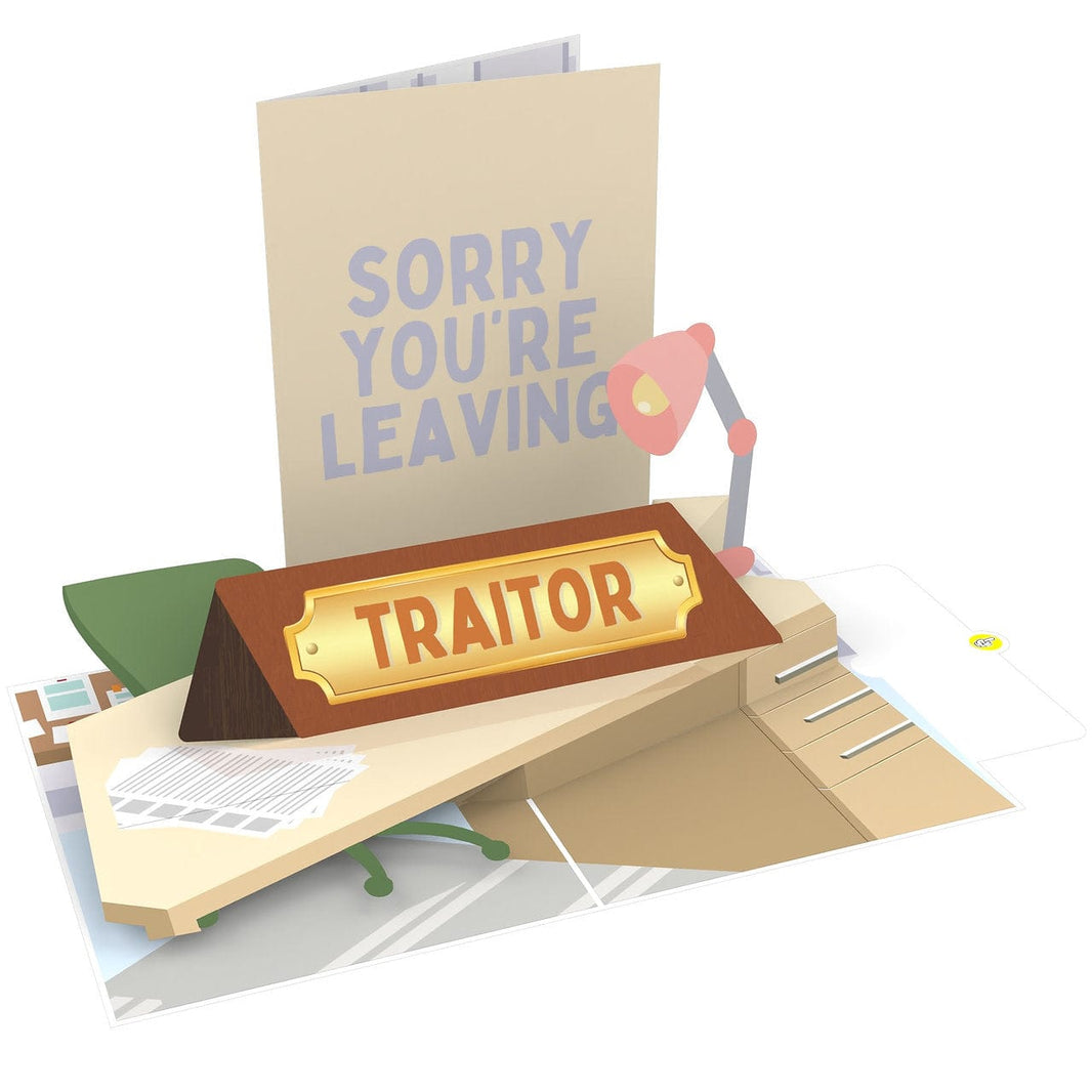 Farewell Traitor 🐍📢 - 3D Inappropriate Greeting Card