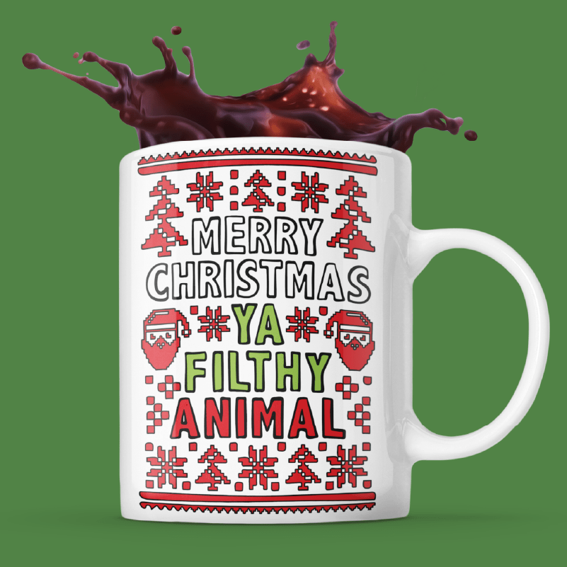 Filthy Animal Christmas ๐
โ Coffee Mug