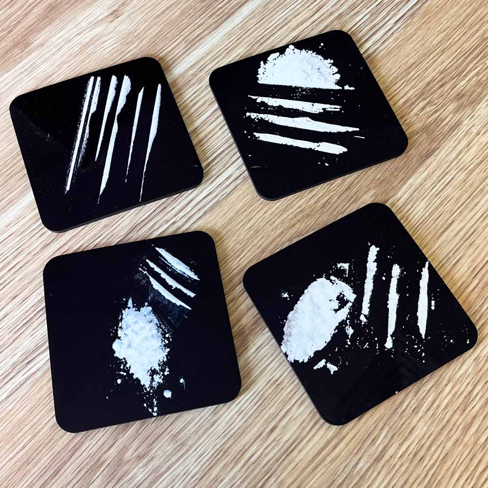Fun Lines (4-Pack) - Coaster Set โ๏ธ๐ป