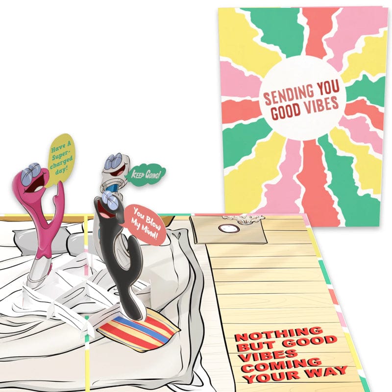 Good Vibes Only โ๐ป๐ซจ- 3D Inappropriate Greeting Card