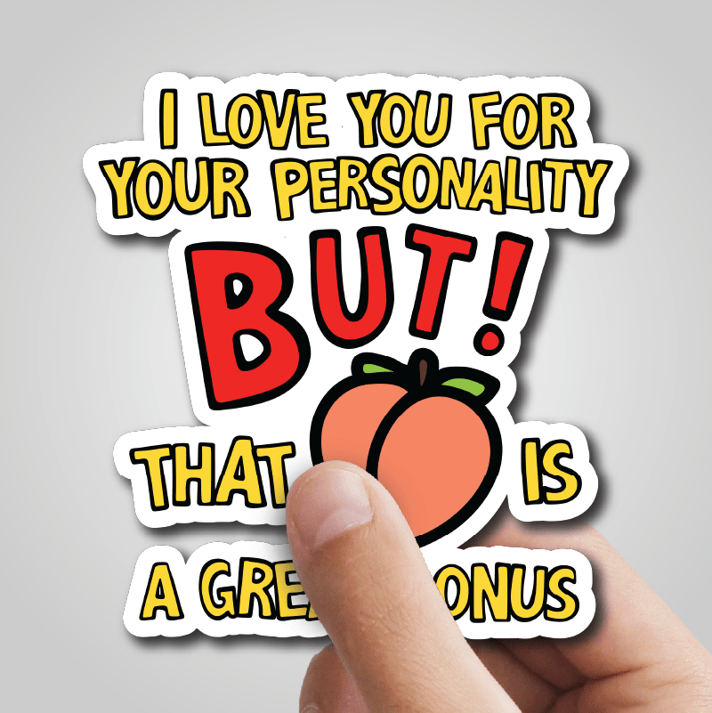 Great Peach ๐ โ Sticker