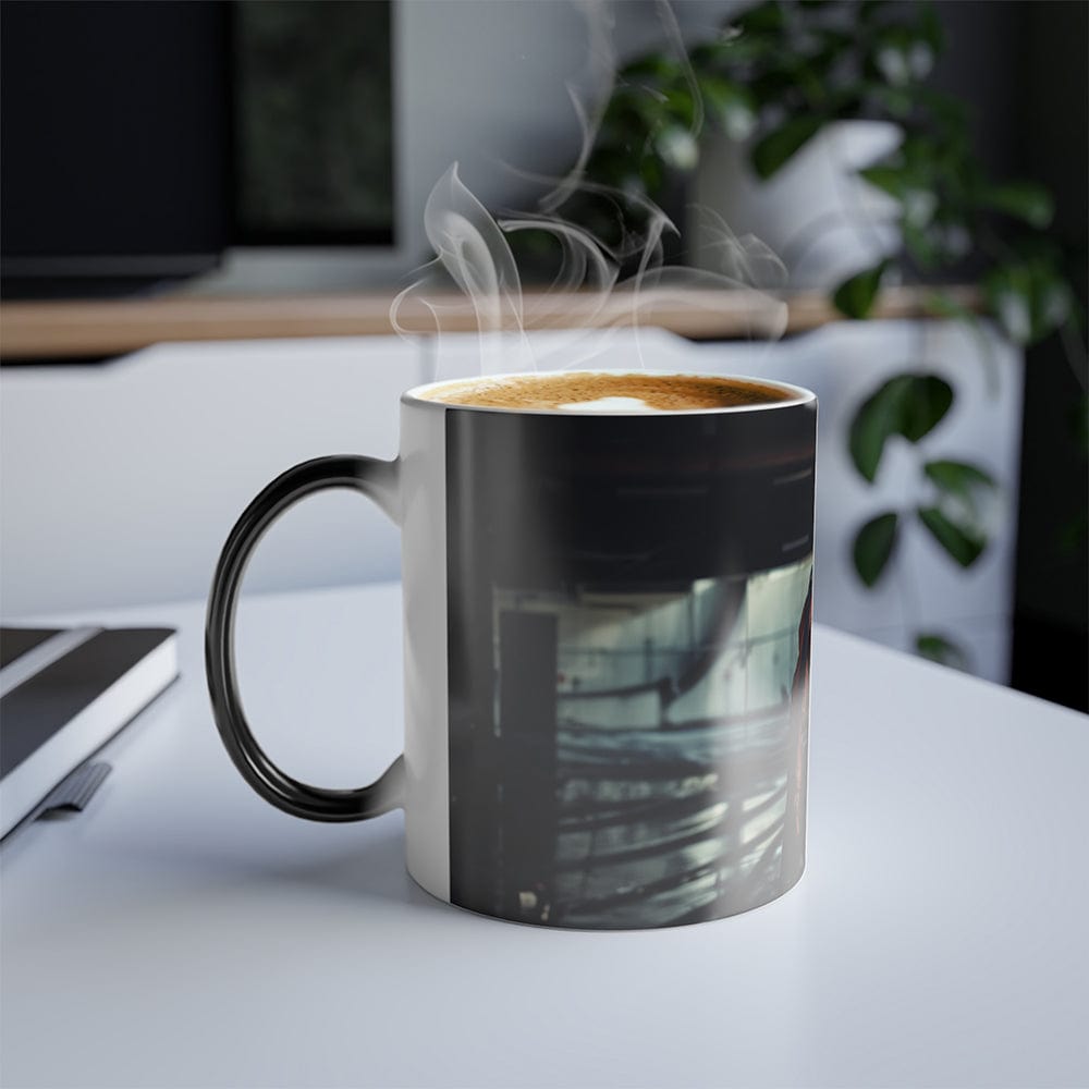 Heat Reveal Mug - Sexy Firefighter Face upload