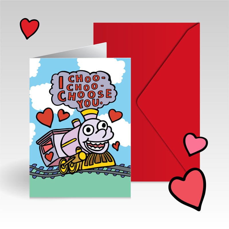 I Choo Choo Choose You ๐ - V-Day Card
