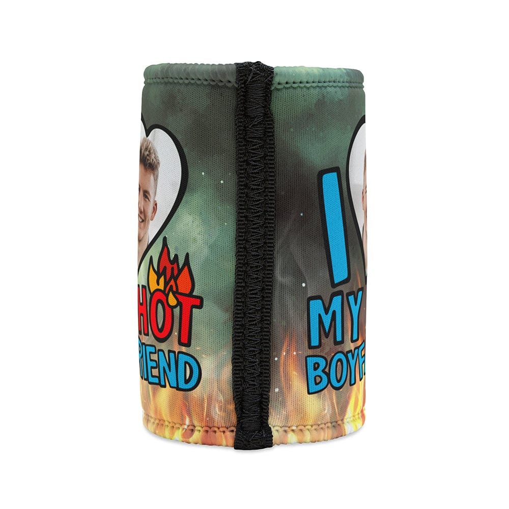 I Love My Hot Boyfriend ❤️🔥 - Personalised Stubby Holder