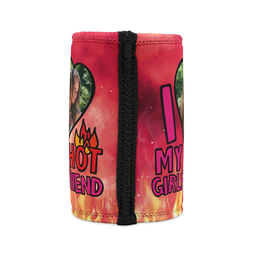 I Love My Hot Girlfriend ❤️🔥 - Personalised Stubby Holder