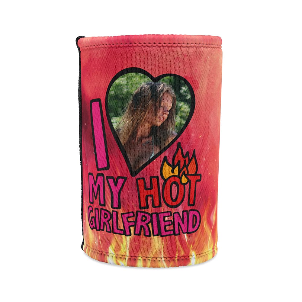 I Love My Hot Girlfriend ❤️🔥 - Personalised Stubby Holder