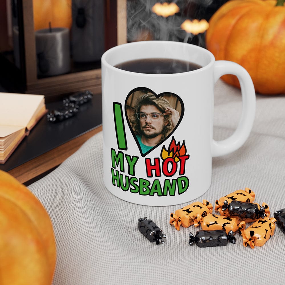 I Love My Hot Husband ❤️🔥 - Personalised Coffee Mug