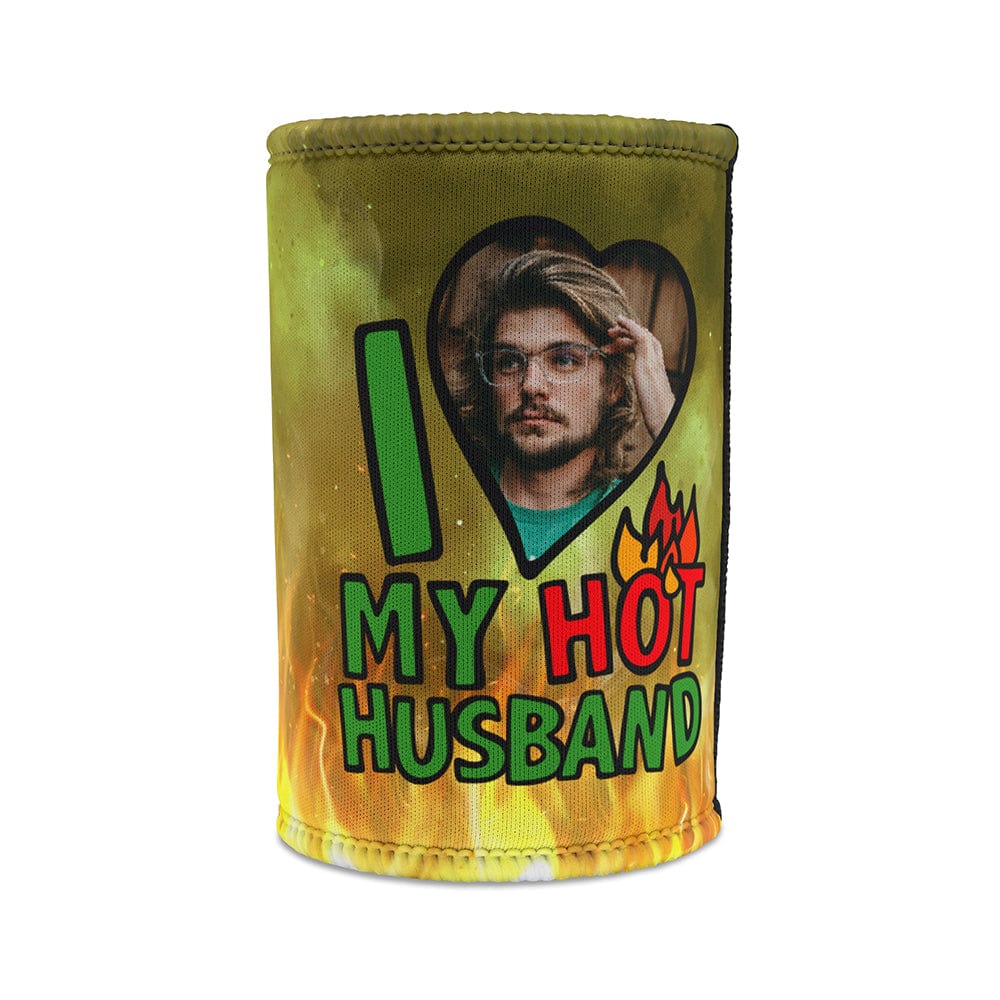 I Love My Hot Husband ❤️🔥 - Personalised Stubby Holder