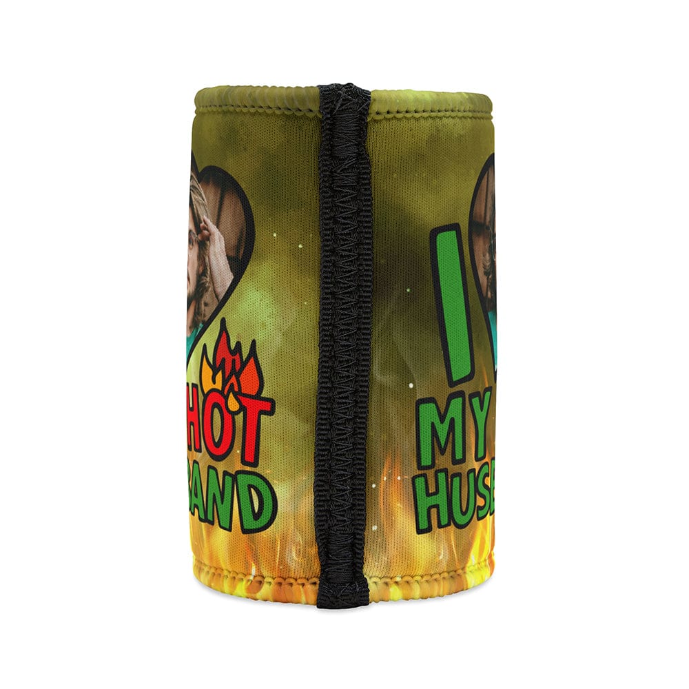 I Love My Hot Husband ❤️🔥 - Personalised Stubby Holder