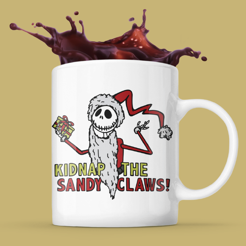 Kidnap the Sandy Claws 💀🎅 – Coffee Mug