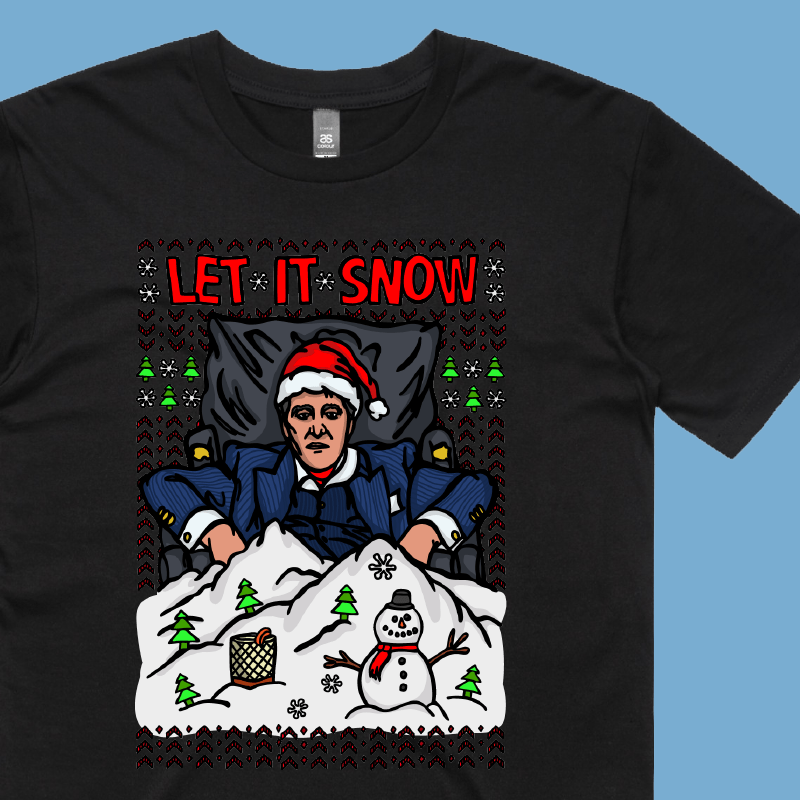 Let It Snow Scarface โ๏ธ๐ค - Men's T Shirt