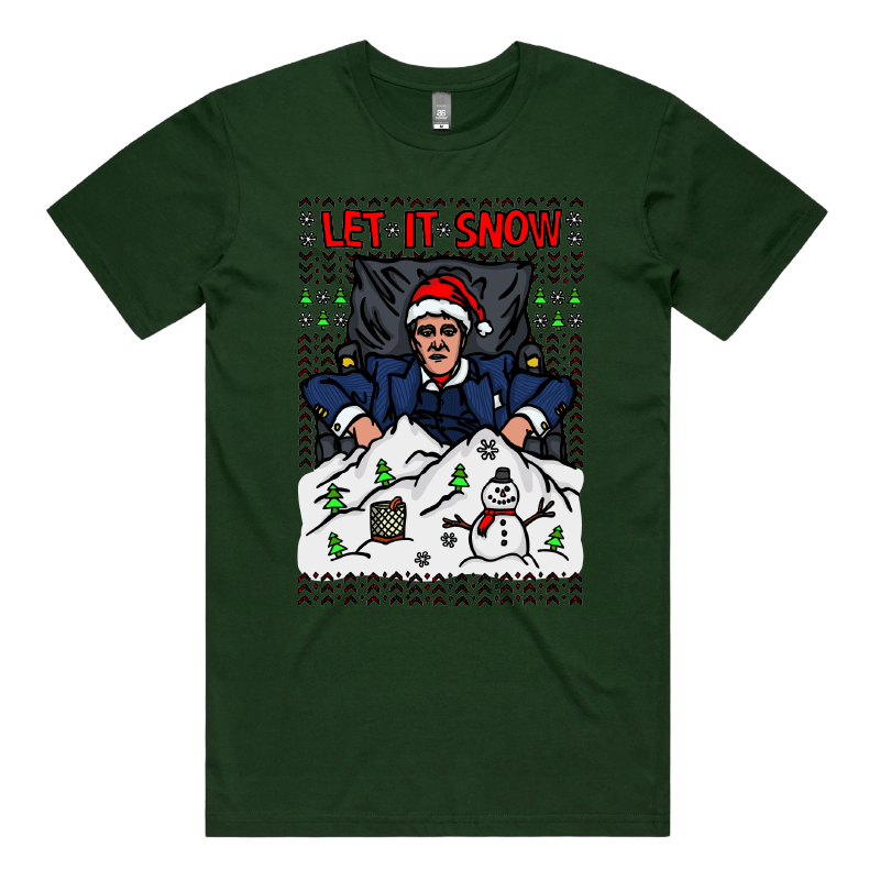 Let It Snow Scarface โ๏ธ๐ค - Men's T Shirt